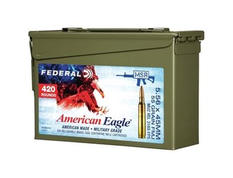 FEDERAL 5.56MM 55GR FMJ-BT - 420ct Loose M2A1 CAN