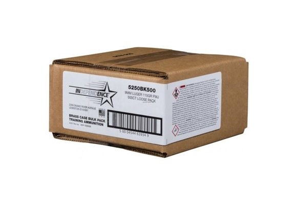 CCI Independence 9MM LUGER 115GR FMJ 500RD BULK BOX