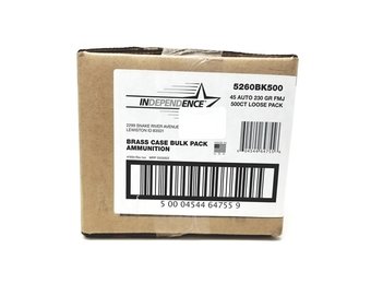 CCI Independence 45 AUTO 230GR FMJ 500RD BULK BOX