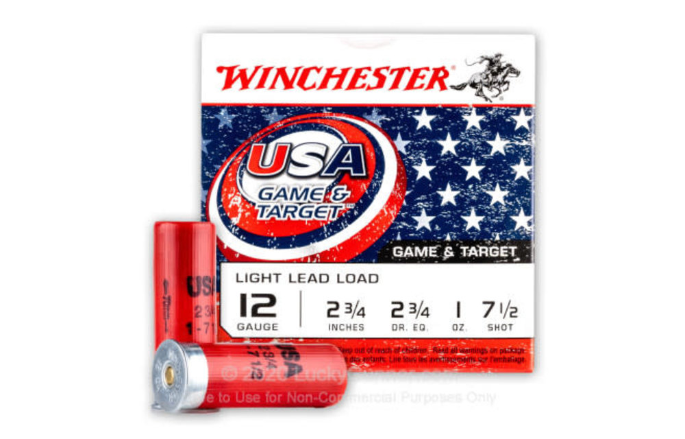 USA 12 GAUGE 2-3/4 1180 fps 1oz 7 1/2