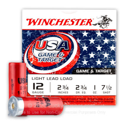 USA 12 GAUGE 2-3/4 1180 fps 1oz 7 1/2