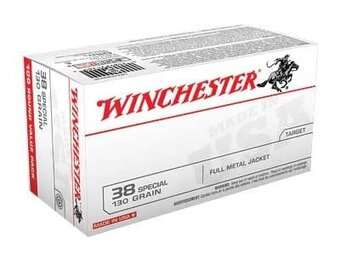 Winchester USA 38 Special 130Gr FMJ 100rds