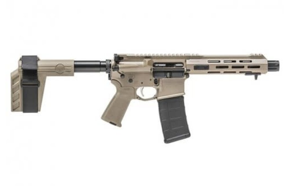 SPRINGFIELD ARMORY SAINT VICTOR 5.56 AR PISTOL, FDE - STV975556F
