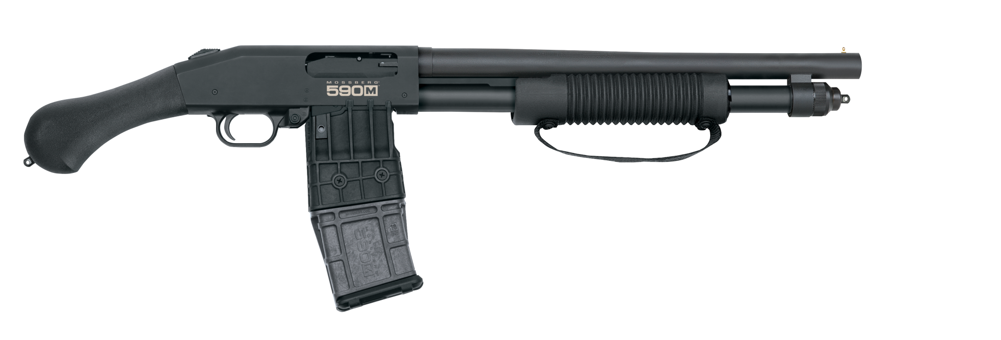 Mossberg 590M Mag-Fed 12ga 10 + 1 capacity