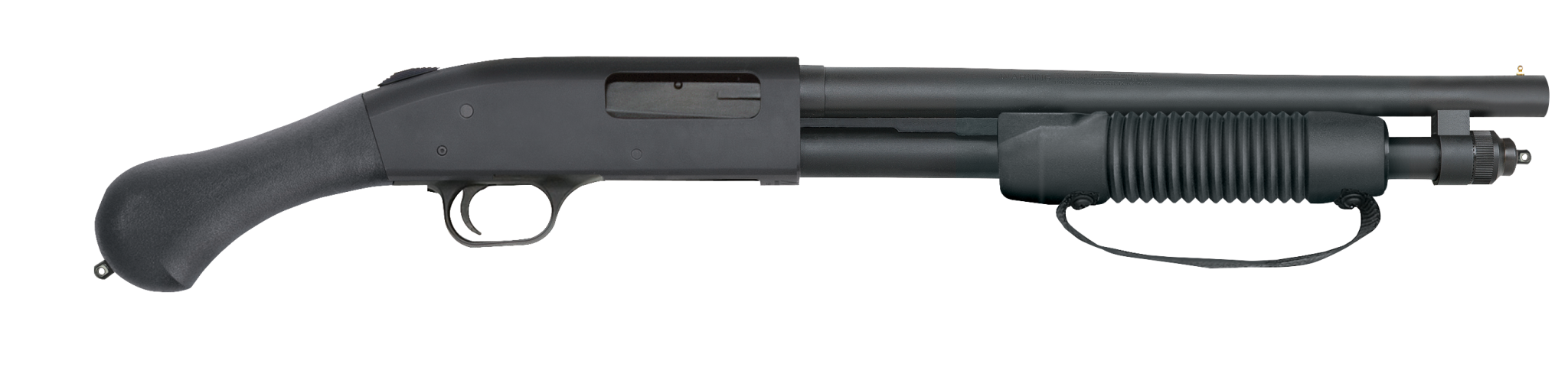 Mossberg 590 Shockwave Pump Action Shotgun 20 Gauge 14" Heavy Walled Barrel 5 Rounds Raptor Birds Head Pistol Grip Matte Blued