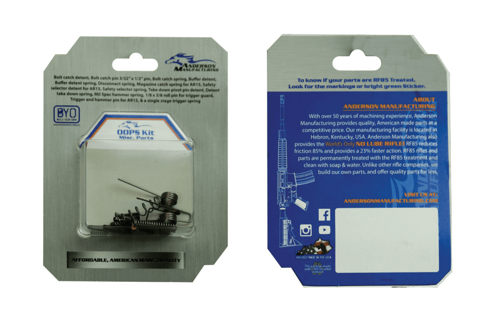 AR-15 Oops! Kit Replacement Small Parts G2-J423-0000-0P