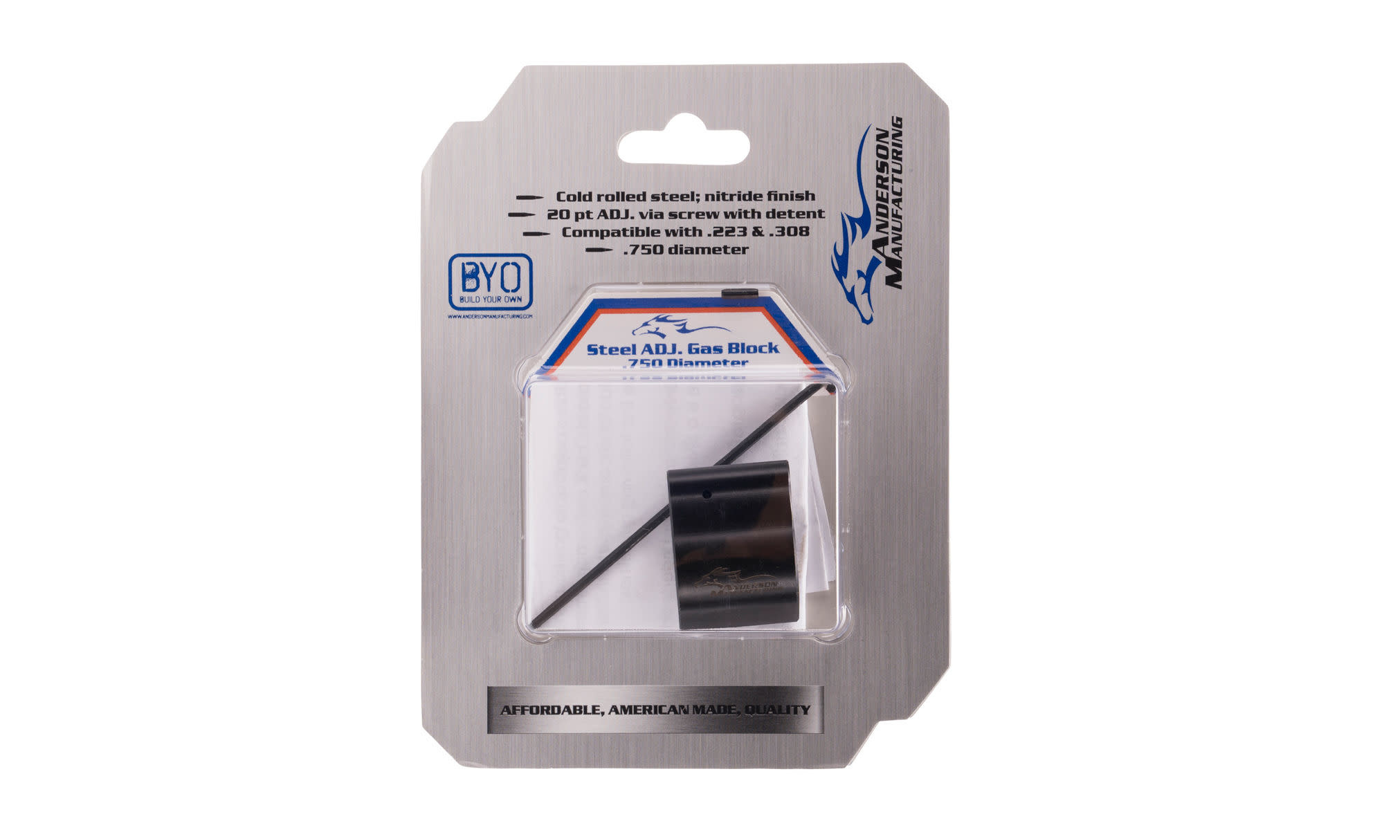 Packaged - AM-15 Gas Block, Adj