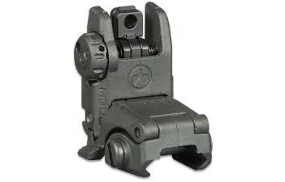 Magpul MAG248-BLK MBUS Rear AR-Platform Folding Black