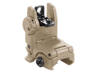 Magpul MAG248-FDE MBUS Flat Dark Earth Rear Folding Polymer Picatinny