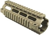 .223/5.56 Quad Rail Handguard - Tan Carbine Length