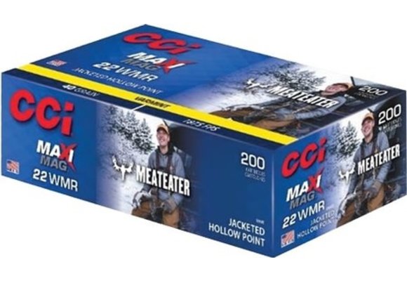 CCI 22 WMR  MAXI MAG  40GR JHP "MEAT EATER"