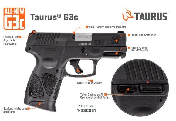 Taurus G3C 9mm