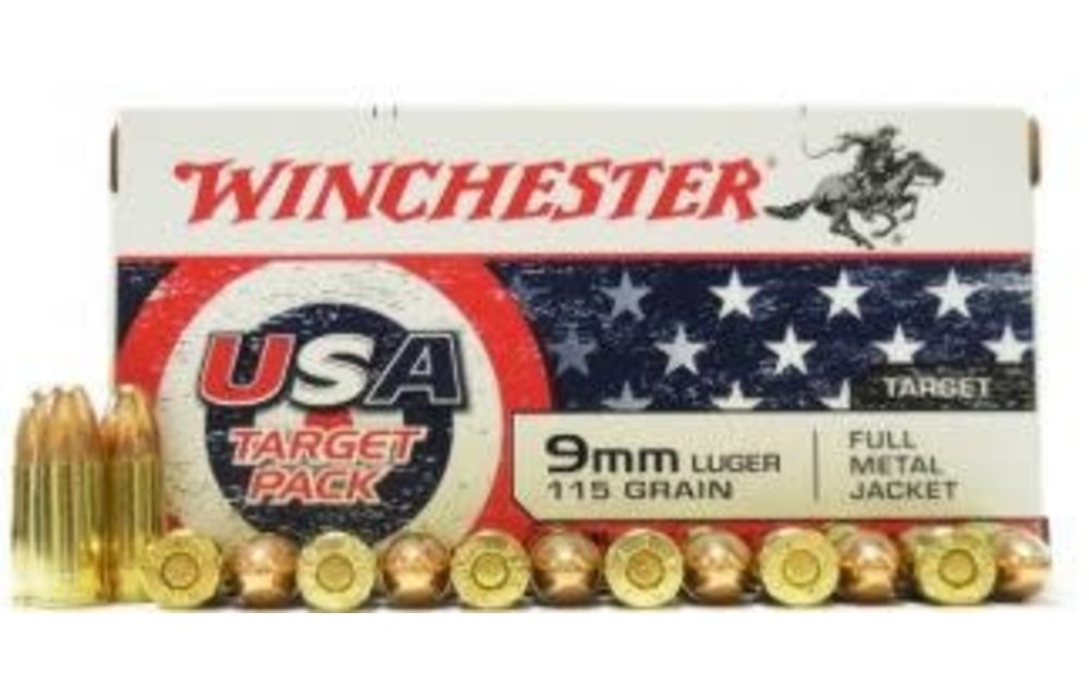 9MM LUGER 115 gr. Full Metal Jacket 100rds