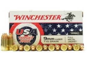 9MM LUGER 115 gr. Full Metal Jacket 100rds