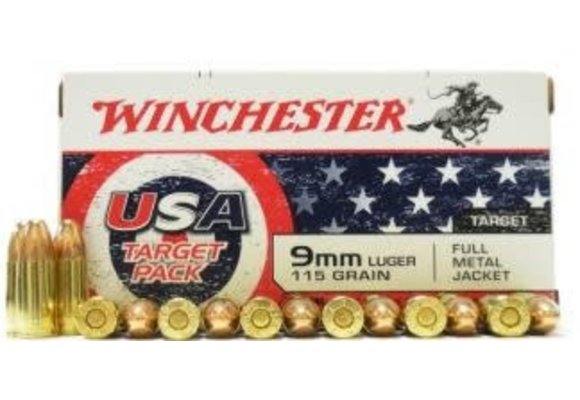 9MM LUGER 115 gr. Full Metal Jacket 100rds