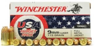 9MM LUGER 115 gr. Full Metal Jacket 100rds