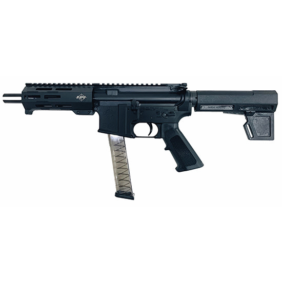 APF 9mm 6" barrel with APF Handguard with Finger stop Shockwave Pistol Brace