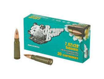Brown Bear 7.62x39 Subsonic 196 gr