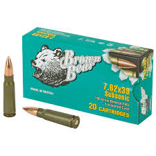Brown Bear 7.62x39 Subsonic 196 gr