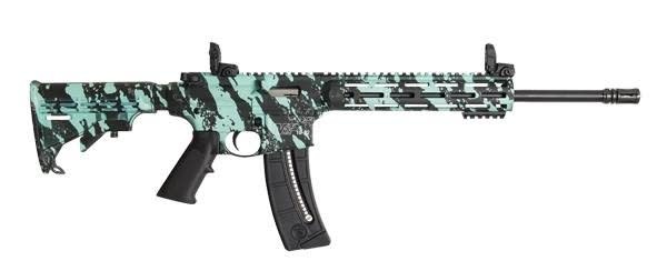M&P®15-22 SPORT™ ROBIN'S EGG BLUE PLATINUM FINISH