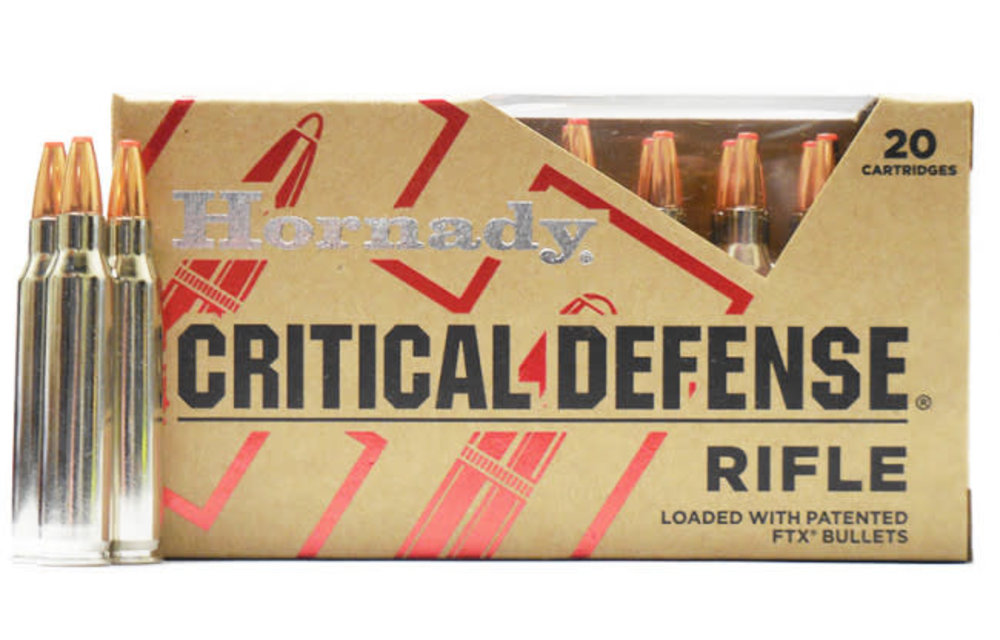 Hornady Critical Defense AMMO 223 REM 55 GR FTX® CD 80270