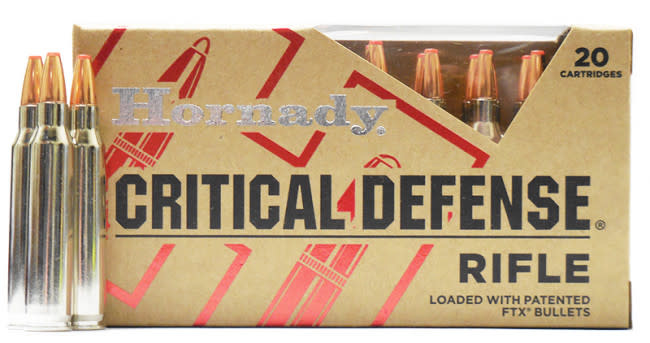 Hornady Critical Defense AMMO 223 REM 55 GR FTX® CD 80270