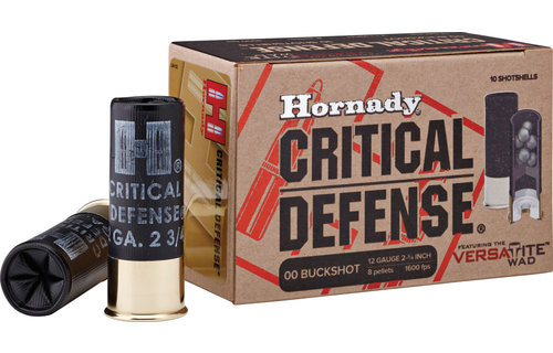 Hornady Critical defense AMMO 12 GA 00 BUCKSHOT CD 86240