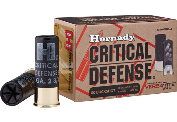 Hornady Critical defense AMMO 12 GA 00 BUCKSHOT CD 86240