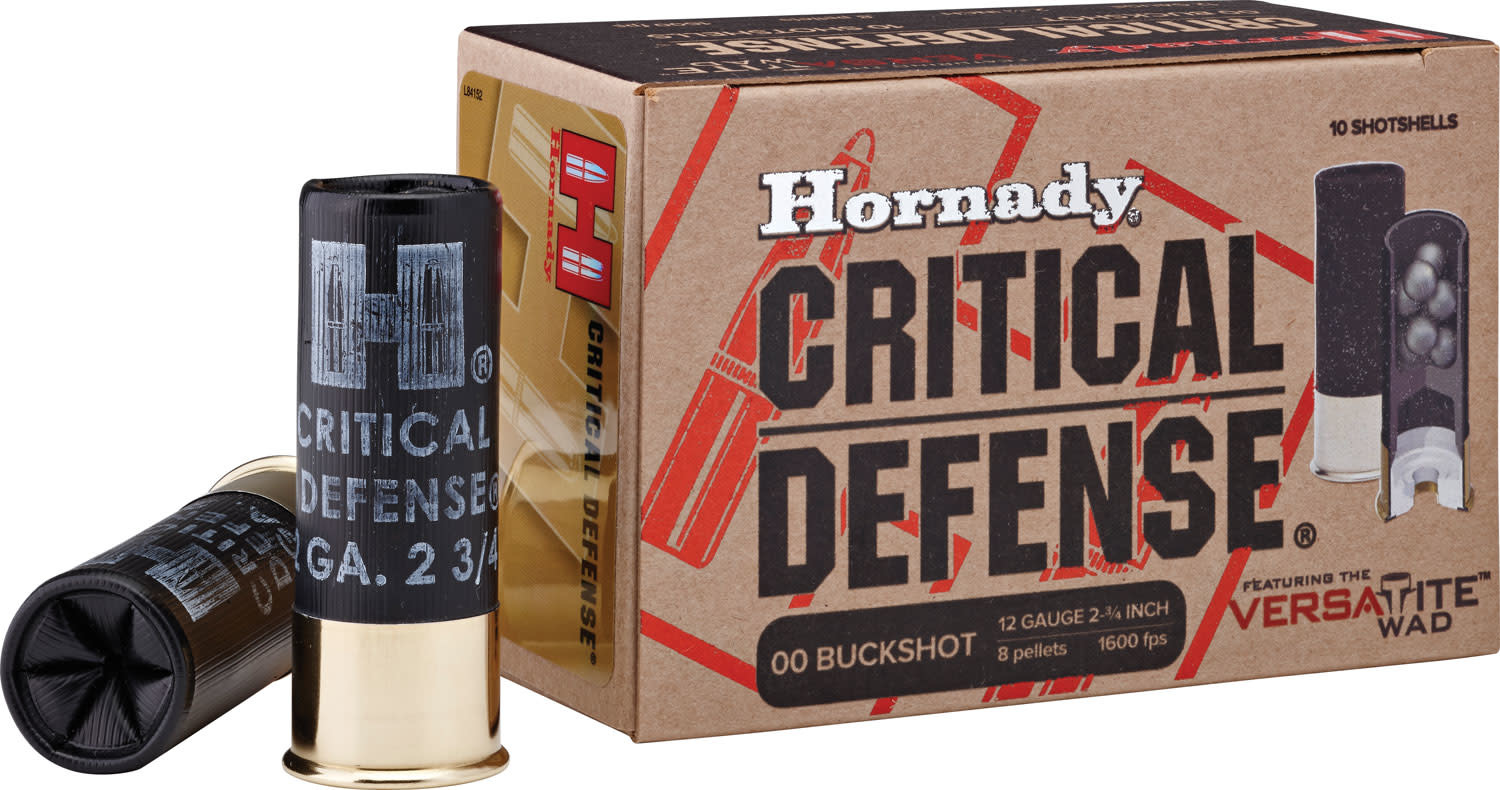 Hornady Critical defense AMMO 12 GA 00 BUCKSHOT CD 86240
