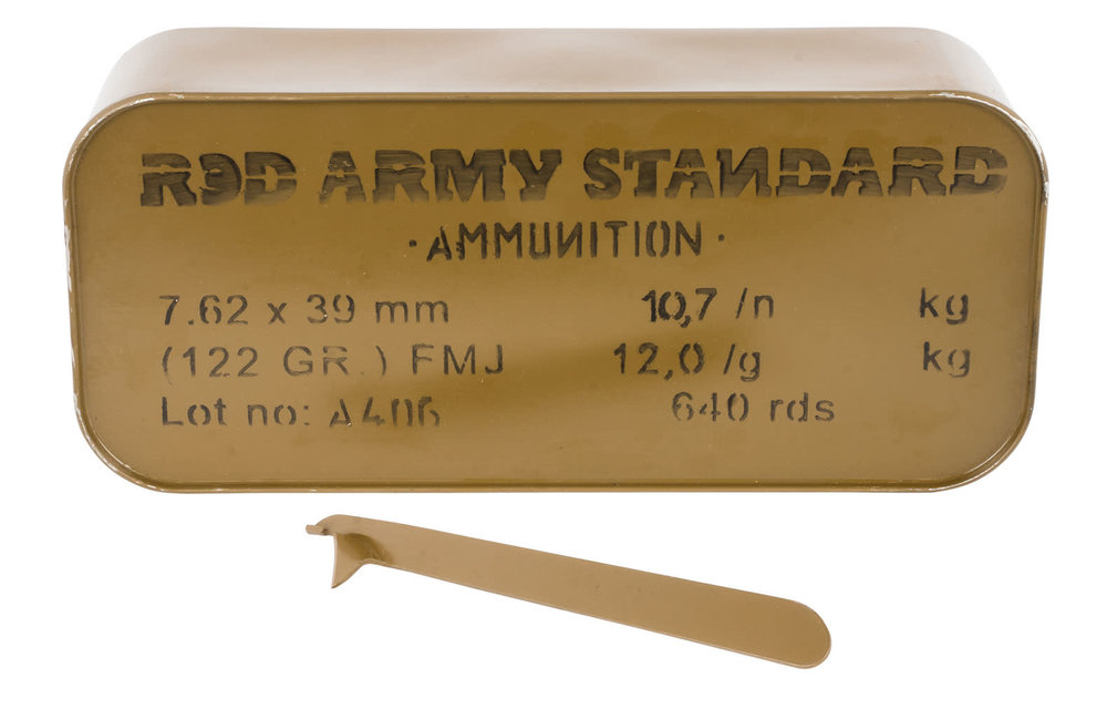 Red Army Standard White Box 7.62x39mm (122gr) FMJ in SEALED TIN 640rds