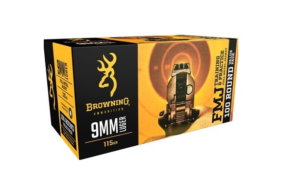 Browning 9mm FMJ 115gr 100rds