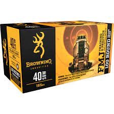 Browning 40 s&w fmj 165gr 100rds