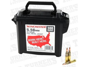 Winchester 5.56mm USA FMJ 55 GR Ammo Can