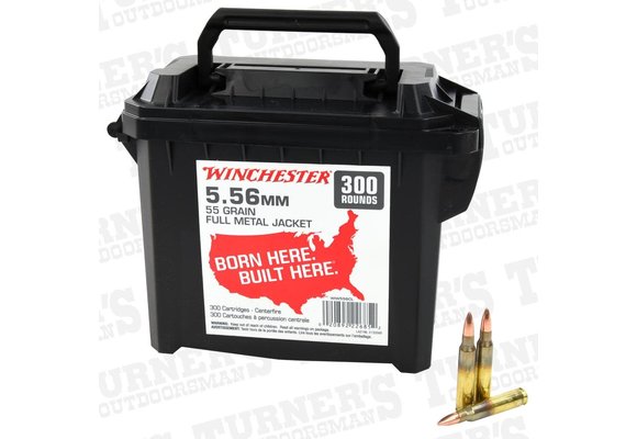 Winchester 5.56mm USA FMJ 55 GR Ammo Can