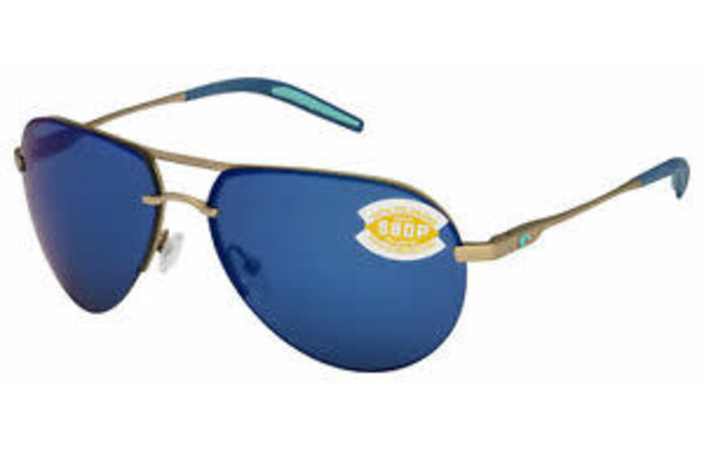 HELO - MATTE CHAMPAGNE + DEEP BLUE / TURQUOISE - BLUE MIRROR 580P