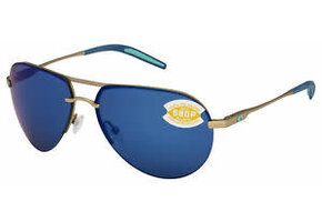 HELO - MATTE CHAMPAGNE + DEEP BLUE / TURQUOISE - BLUE MIRROR 580P