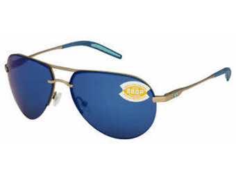 HELO - MATTE CHAMPAGNE + DEEP BLUE / TURQUOISE - BLUE MIRROR 580P
