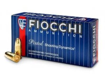 FIOCCHI Pistol Revolver Ammo 9mm 115gr 50rds