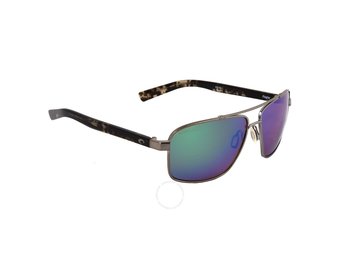 FLAGLER - BRUSHED GUNMETAL - GREEN MIR 580G