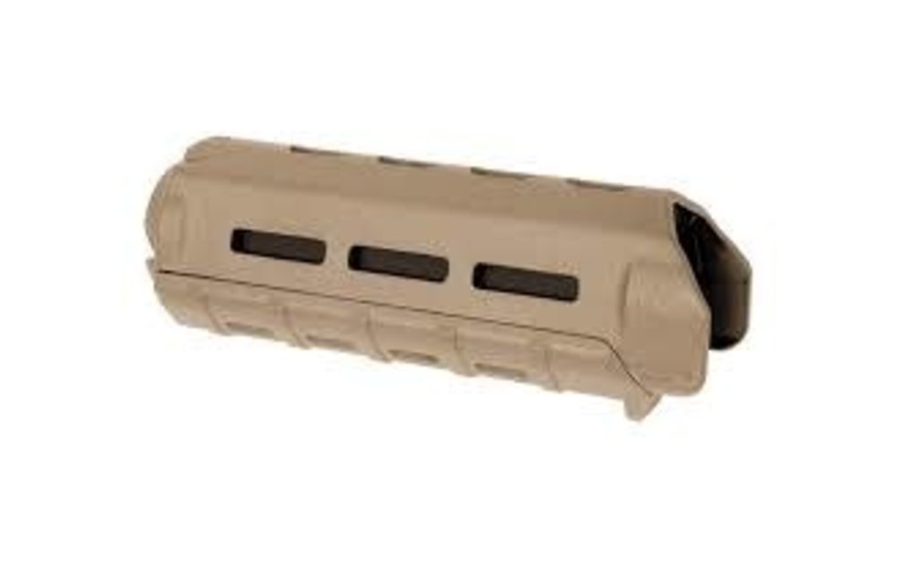 magpul M-lok hand guard Fits AR-15, Carbine Length, Polymer Construction, Features M-LOK Slots, FDE Finish