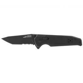 SOG Vision XR - Black - Partially Serrated