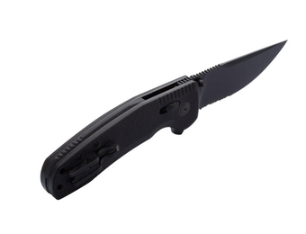SOG-TAC XR Blackout partially Serrated