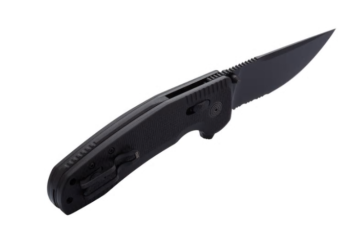 SOG-TAC XR Blackout partially Serrated