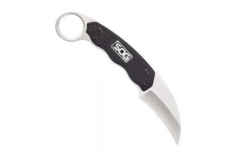SOG Gambit - Sheepsfoot, Satin - GRN Handle