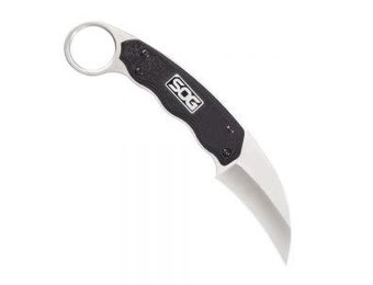 SOG Gambit - Sheepsfoot, Satin - GRN Handle