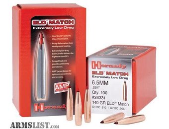 Hornady 6.5MM .264 140 GR ELD® MATCH (26331)