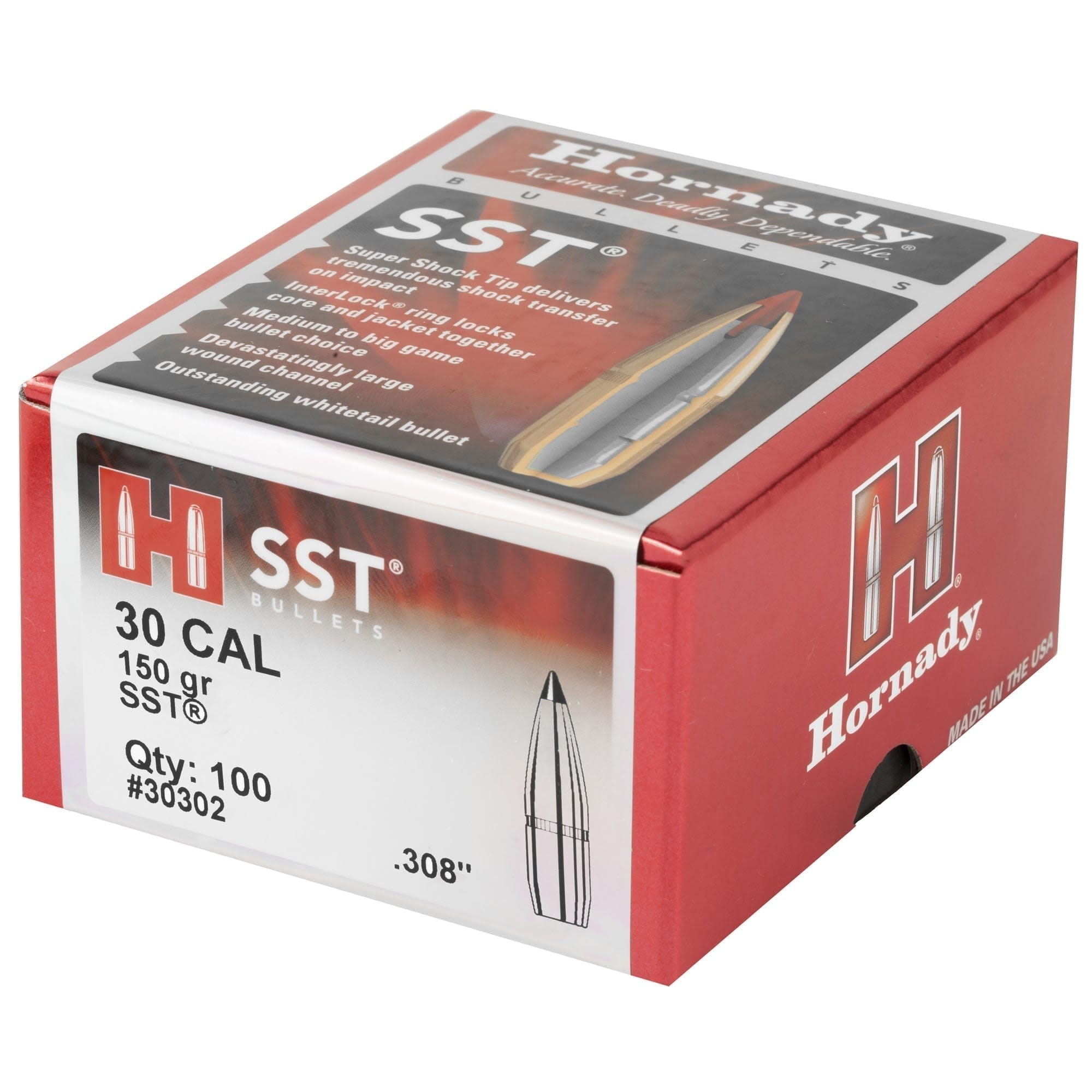 Hornady 30 CAL .308 150 GR SST® (30302)