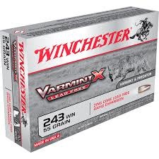Winchester  Varmint  X Lead Free 55 gr (X243PLF)