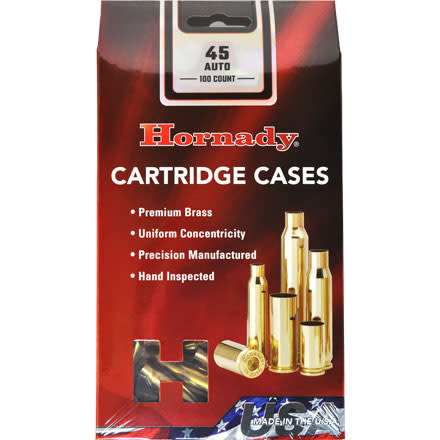 Hornady CASE 45 AUTO UNPRIMED