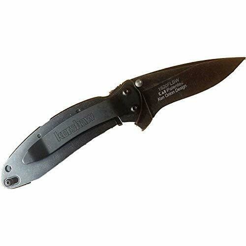 Kershaw Scallion Framelock Blackwash